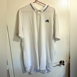 Adidas Men's White Polo Shirt